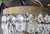Metal Early 20th Century Louis XVI Crystal Basket Flush Mount For Sale - Image 7 of 15