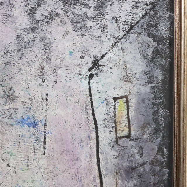 Franco Rognoni, Figurative Composition, 1984, Mixed Media on Hardboard, Framed For Sale - Image 4 of 14