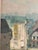 Vintage French Harbor Painting in a Light Wood Frame, Signed For Sale - Image 4 of 10