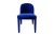 Eclipse Dining Chair Blue Velvet For Sale - Image 4 of 4