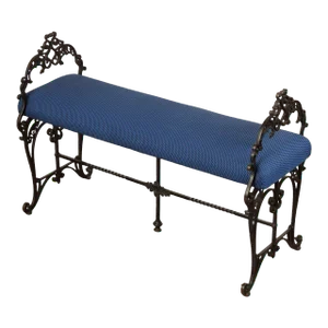 Antique Victorian Style Cast Iron Window Bench