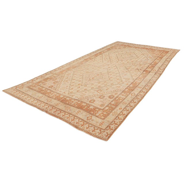 Traditional Mid 20th Century Mid 20th Century Washed Out Large Khotan Rug For Sale - Image 3 of 7