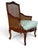 Vintage Louis XV Style Caned Bergère Walnut Chair For Sale - Image 9 of 13