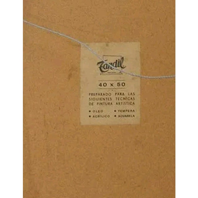 1920s 1920s Walter Wurst Landscape O/B Original Gold Gilt Lemon Scoop Frame. For Sale - Image 5 of 5