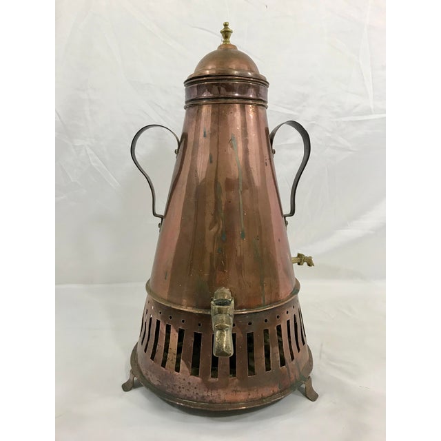 Metal Copper Samovar For Sale - Image 7 of 7