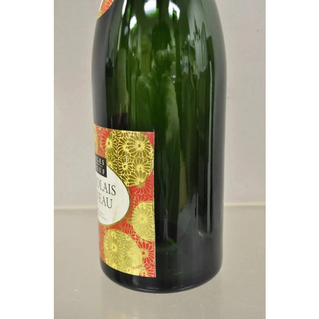Glass 2009 George Duboeuf Beaujolais Nouveau VTG Display Dummy Wine Champagne Bottle For Sale - Image 7 of 9