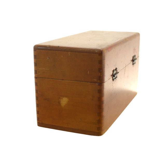 Advertising Dovetail Wood Box For Sale In Chicago - Image 6 of 9