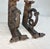 Pair of Antique Ornate Thick Hand Wrought Iron Wall Brackets Corbels Sconces 2 For Sale - Image 4 of 9