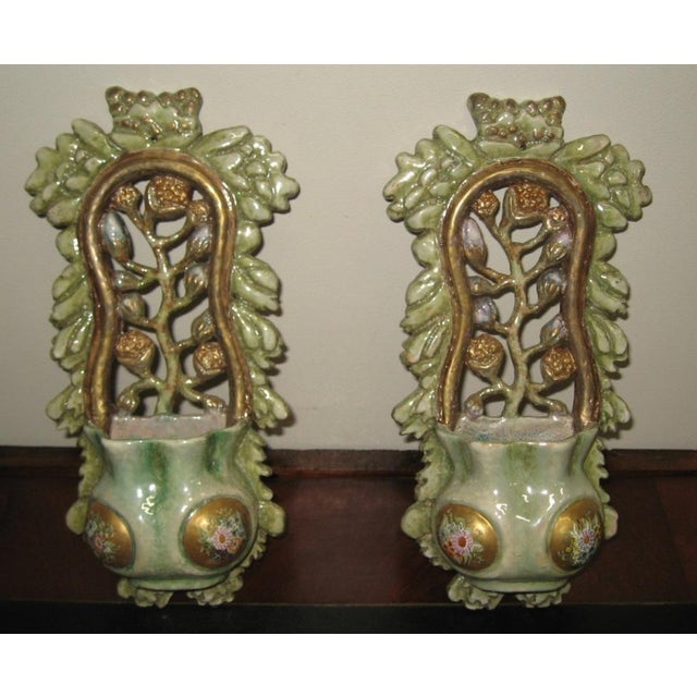 Holy Water Stoups by Pietro Melandri, 1940s, Set of 2 For Sale - Image 4 of 14