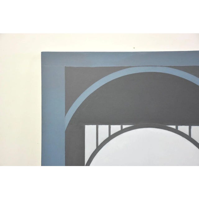 American 1990s Saul Chase Acrylic on Board Painting For Sale - Image 3 of 10