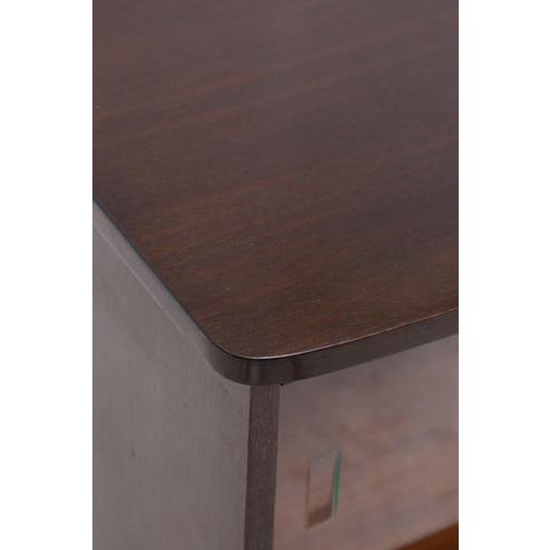 Mid-Century Chest of Drawers with Glass Sliding Doors For Sale - Image 12 of 16