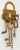 Vintage Brass Lock and Key Wall Hook* For Sale - Image 4 of 4