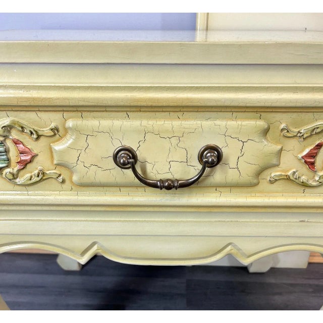 Vintage French Double Bed with Bedside Tables For Sale - Image 15 of 18