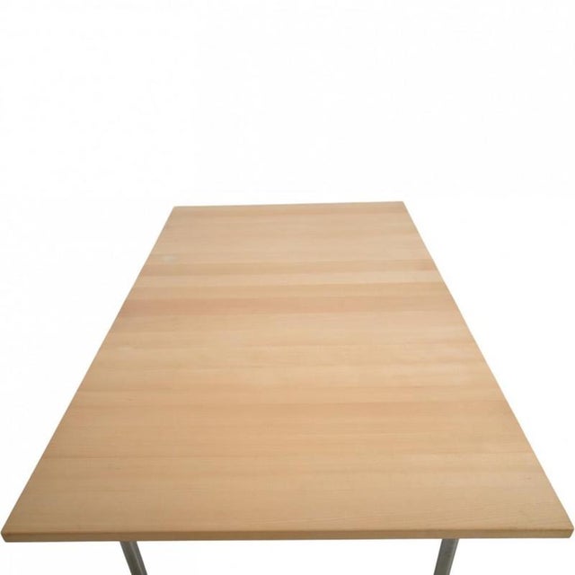 Model 322 Dining Table in Beech by Hans Wegner, 2000s For Sale - Image 4 of 15