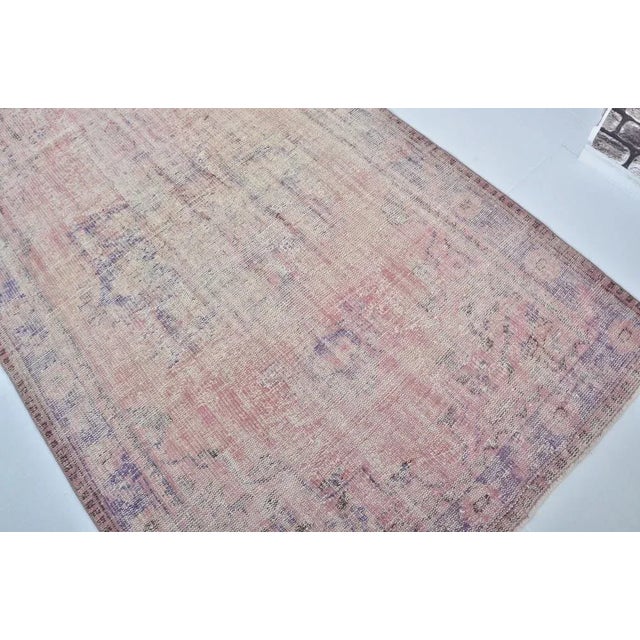 Vintage Turkish Wool Rug, 1960s For Sale - Image 4 of 10
