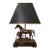 Vintage Lamp Breyer Horse and Foal Figurine Equestrian Table Lamp Bronze For Sale