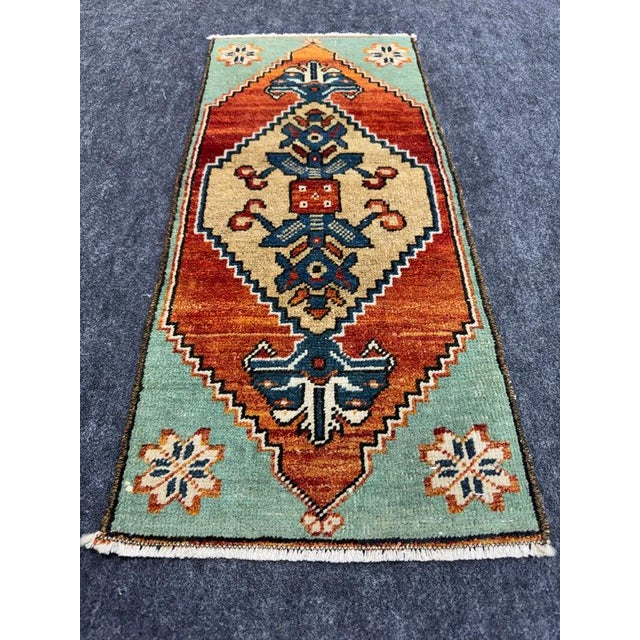 Turkish Yastik Rug 1'3" x 2'10" #24038 Explore a curated collection of hallway runners, wool rugs, and handmade...