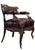 Antique Victorian Brown Leather Chair For Sale - Image 10 of 10