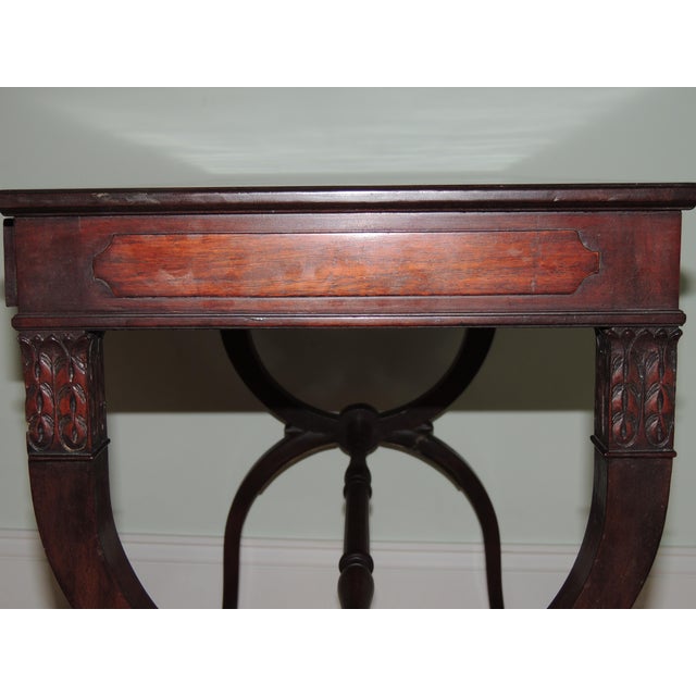 Early 20th Century Neoclassical Duncan Phyfe Mahogany Side Table For Sale - Image 11 of 12