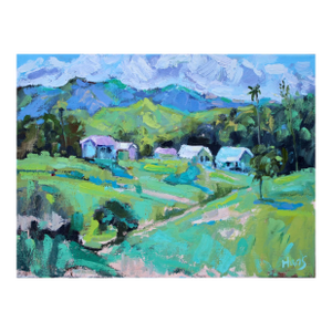 Modern Impressionist Upcountry Maui Oil Painting