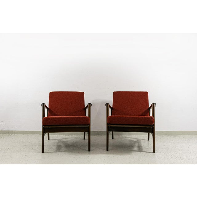 Vintage Lounge Chairs from SFM, Poland, 1960s, Set of 2 For Sale - Image 9 of 17