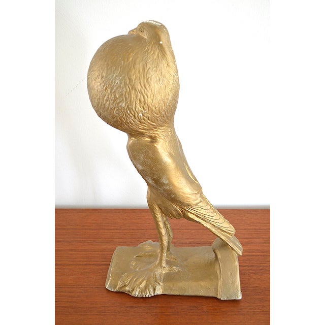 Dove Sculpture by F. Kolär, 1950s For Sale - Image 3 of 14