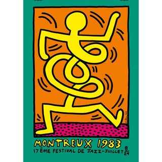 Keith Haring, Montreux Jazz Festival, 1983, Serigraph For Sale