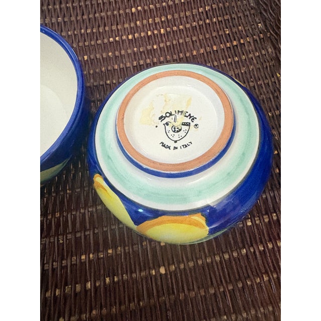 Folk Art Solimene Small Bowls-Set of 2 For Sale - Image 3 of 3