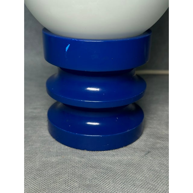 Space Age Table Lamp with Spherical Shade, Germany, 1970s For Sale - Image 6 of 10