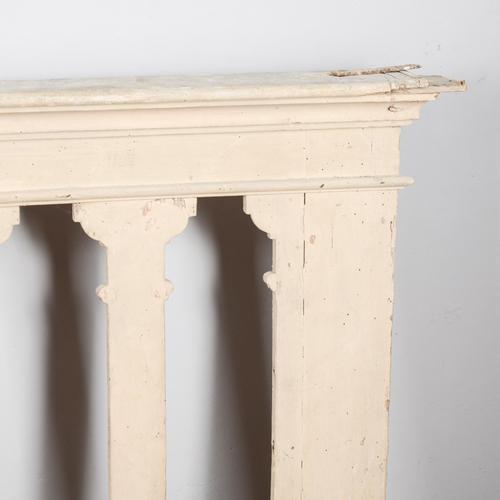 Antique Wooden Balustrade Railing For Sale - Image 3 of 9