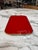 Arlecchino Milano Red Serving Tray With Brass Handles For Sale In Los Angeles - Image 6 of 9