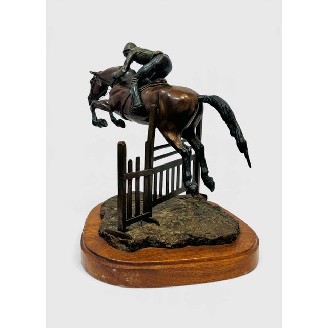 Signed Bob Parks Bronze Sculpture, "Star of the Show", 2/25 For Sale - Image 4 of 12