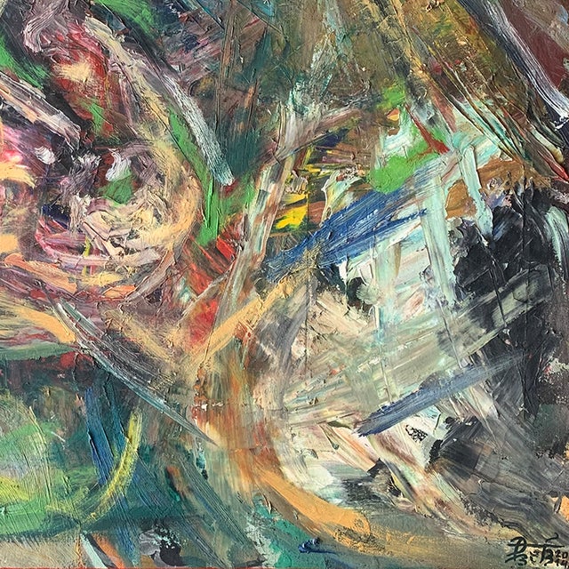 Bebu Dura, Durere (Pain), Oil on Canvas For Sale - Image 4 of 5