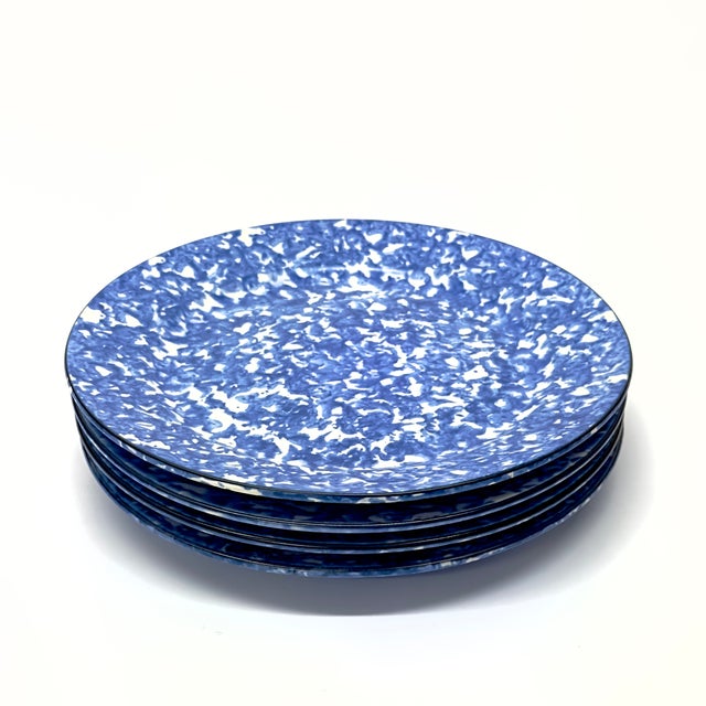 Ceramic 1970s Stangl Town & Country Spongeware Tea Set - Place Settings for 4/Set of 13 For Sale - Image 7 of 10