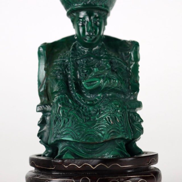 Malachite Sculpture, China, 1900s For Sale - Image 4 of 10