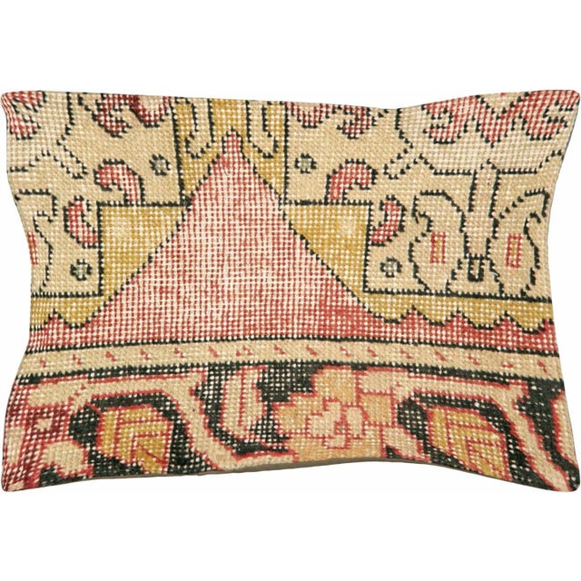 Illustration 1960s Turkish Oushak Pillow For Sale - Image 3 of 3