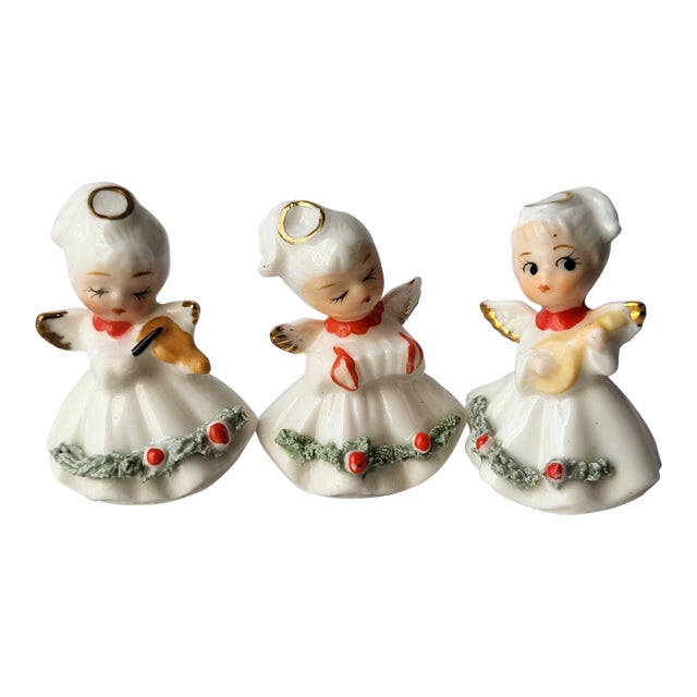 Vintage Napco Miniature Angels Bone China For Sale