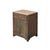 Asian Oriental Simple Natural Wood Brown Drawer End Table Nightstand For Sale - Image 3 of 16