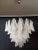 Transparent Italian Murano Chandelier 57 Glass Rondin Swallow Glass For Sale - Image 8 of 12