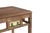 This Vintage Indian Teakwood Side Table is handcrafted from solid teakwood, featuring clean architectural lines accented...