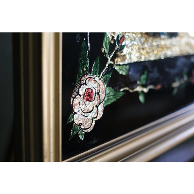 Large Harvest Foil Art From the 1930s For Sale - Image 10 of 12