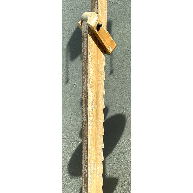 Mid-Century Modern Vintage Patinated Extendable Floor Lamps - A Pair For Sale - Image 3 of 12