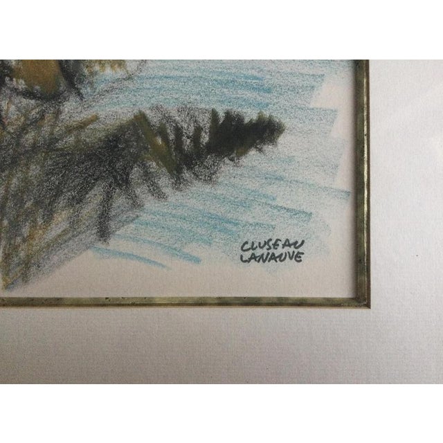 Jean Cluseau-Lanauve, Breton Landscape, 1980, Pastel For Sale - Image 3 of 5