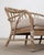 Pair of McGuire Organic Modern Cerused Twisted Rattan Settee and Lounge Chair For Sale - Image 16 of 18