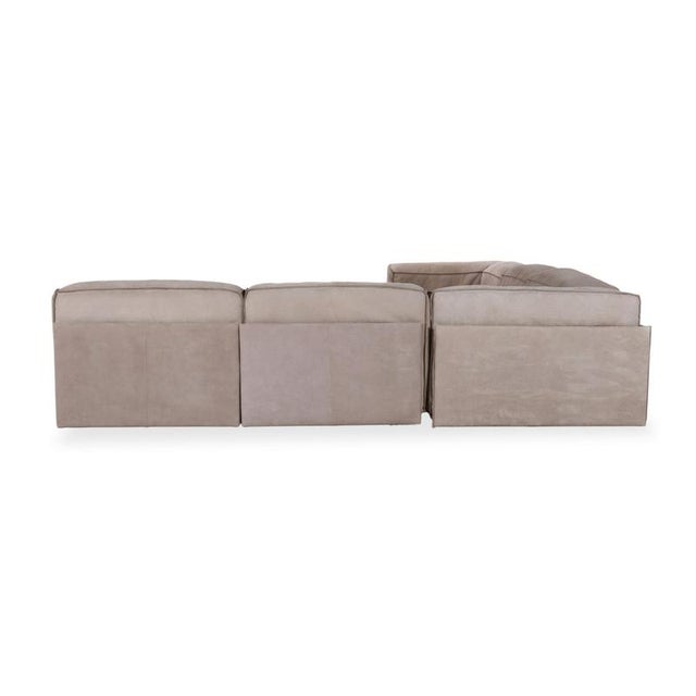 Grey Leather Corner Sofa from Baxter For Sale - Image 15 of 17