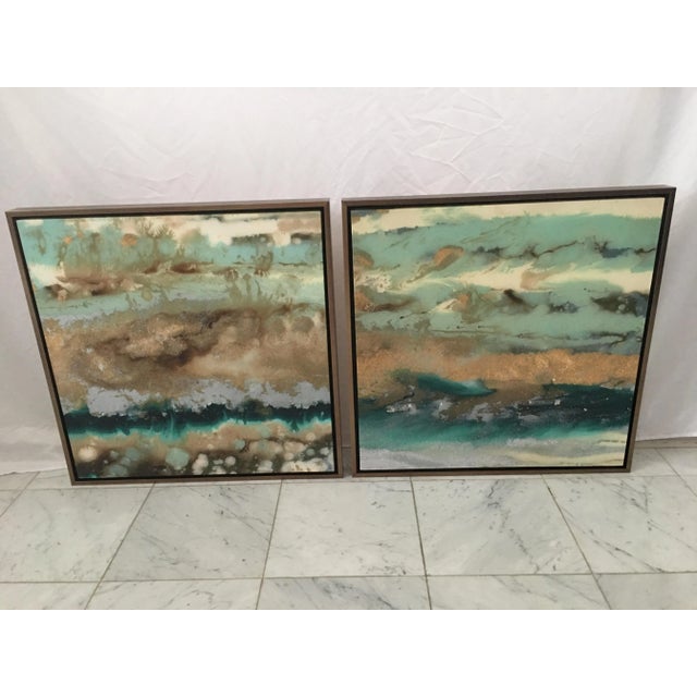 Contemporary Abstract Giclee’s - a Pair For Sale - Image 4 of 9