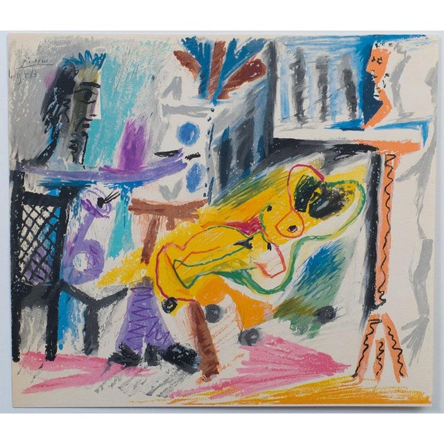 Pablo Picasso, Le peintre et son modèle, Nude, Lithograph For Sale