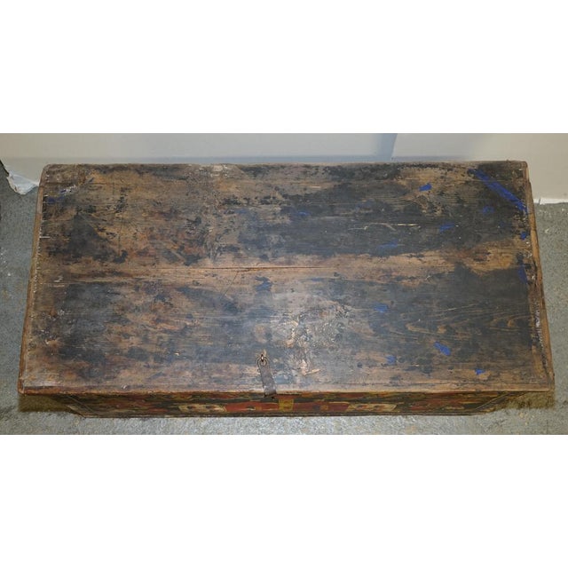 Romanian Blanket Chest, 1900s For Sale - Image 6 of 17