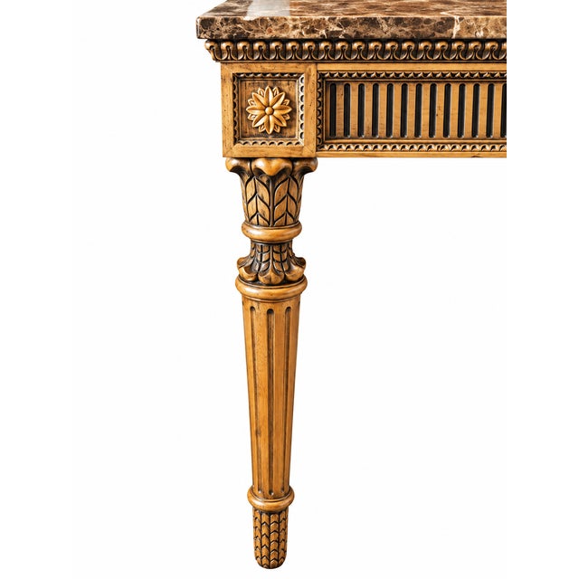 20th Century Neoclassical-Style Console Table For Sale In San Diego - Image 6 of 7