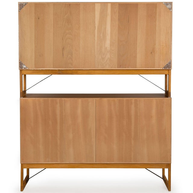 Mid 20th Century Mid 20th Century Swedish Modern “Oresund” Oak Bookcase and Dresser by Borge Mogensen For Sale - Image 5 of 18